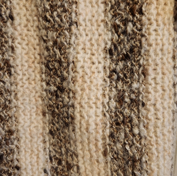 Copy-Vintage Hand Knited Sweater Cardigan with Necktie and Two Button Enclosu… - Picture 6 of 8